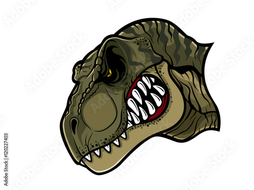 Angry T-Rex Head
