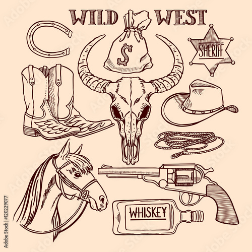 sketch cowboy accessories