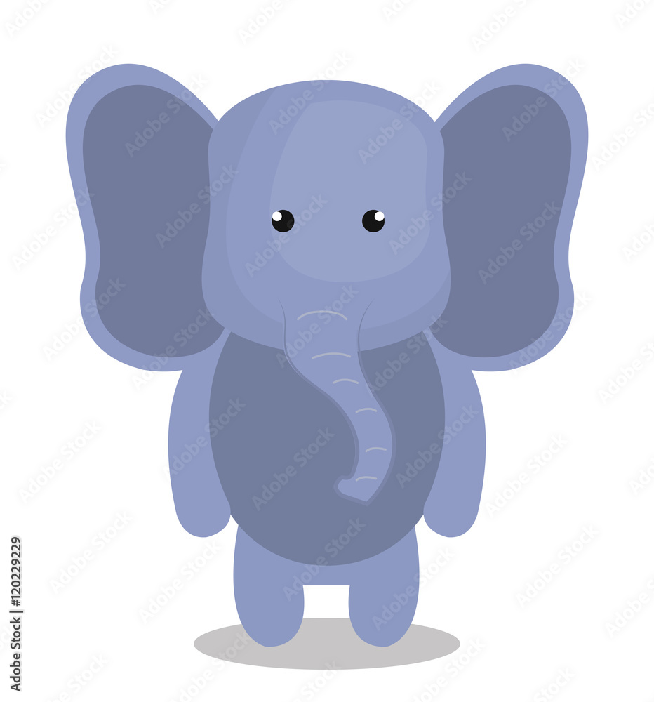 cartoon elephant animal plush stuffed design vector illustration eps 10 cartoon elephant animal plush stuffed design vector illustration eps 10