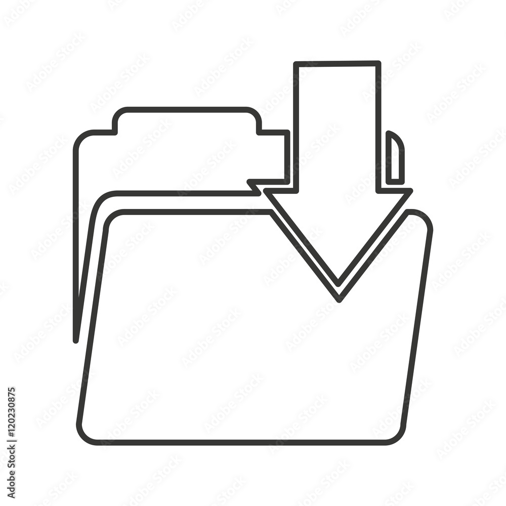 folder file document isolated icon vector illustration design folder file document isolated icon vector illustration design