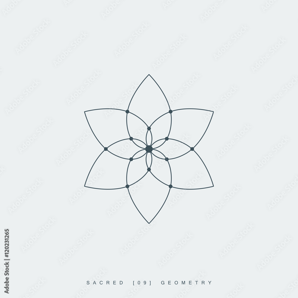 Naklejka premium sacred geometry