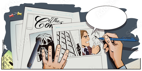 Conflict men. Fight businessman.