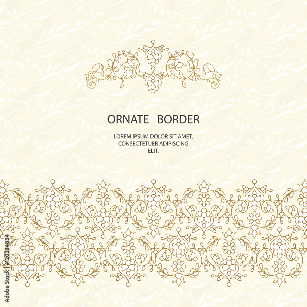 Vector decorative frame. Elegant element for design template. Vector decorative frame. Elegant element for design template.