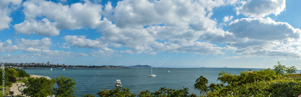 Naklejka premium Panoramic View of Moda, Istanbul