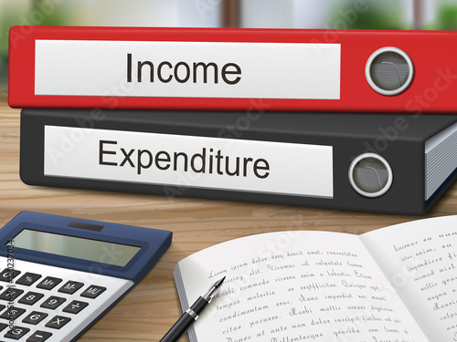 income and expenditure binders