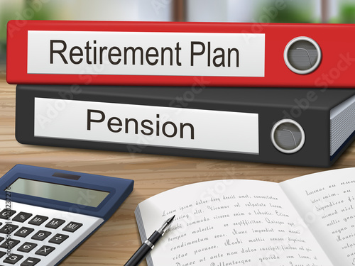 retirement plan and pension binders