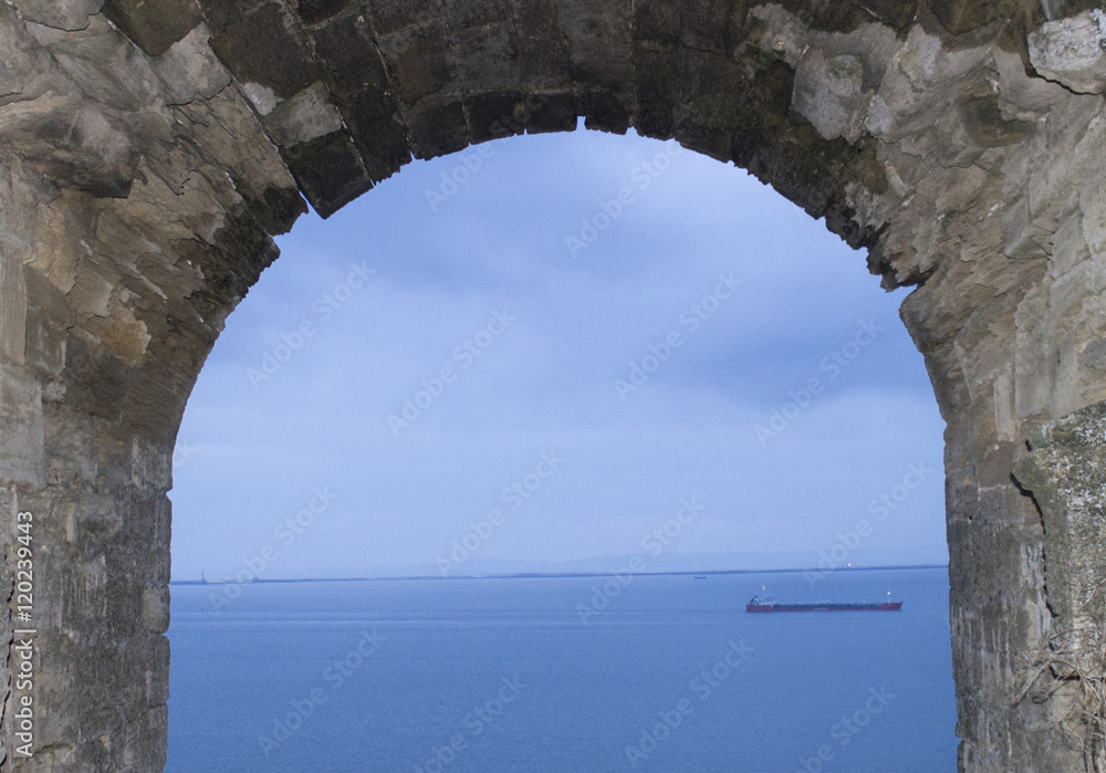 Fortress Ene-Calais on the Black Sea. Crimea