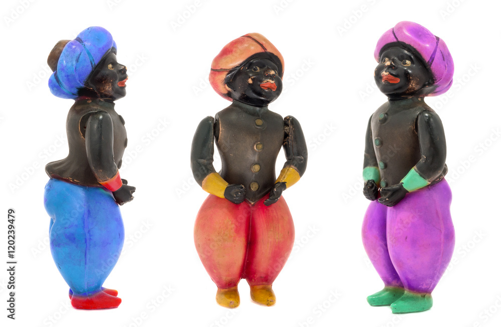 Fototapeta premium schönes altes antikes püppchen, kleiner muck