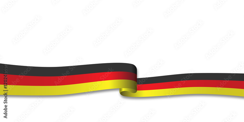 Deutschland Flagge - Banner Stock Vector