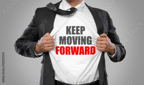 Keep moving forward