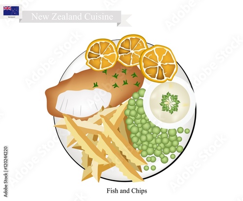 Fish and Chips, A Popular Dish of New Zealand