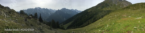 panorama sulle alpi svizzere photo