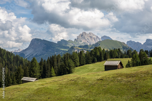 Seiser Alm Alpe di Siusi Dolomites Mountains Italy © simonwhitehurst