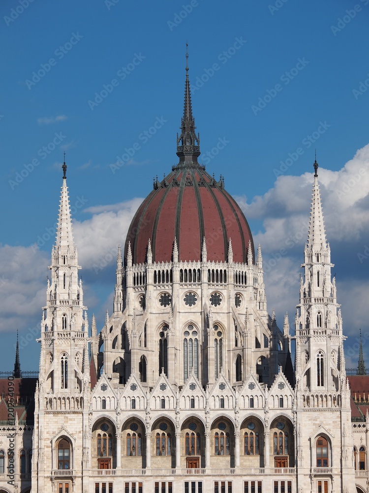 The Parliament of Hungary building in Budapest The Parliament of Hungary building in Budapest