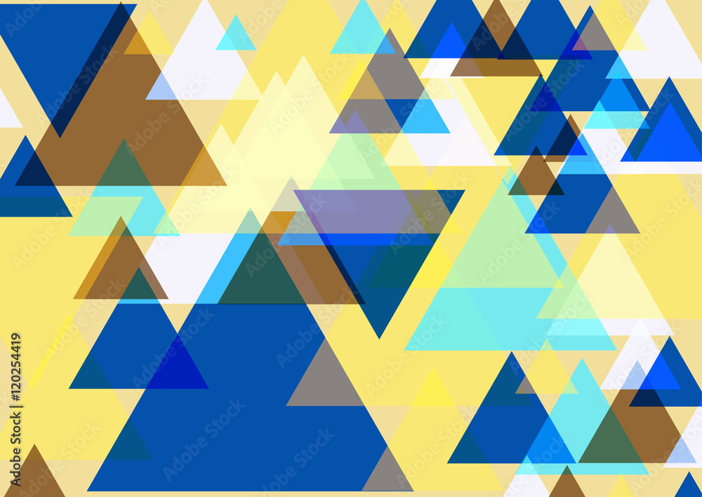 Pop art triangles Stock Vector | Adobe Stock