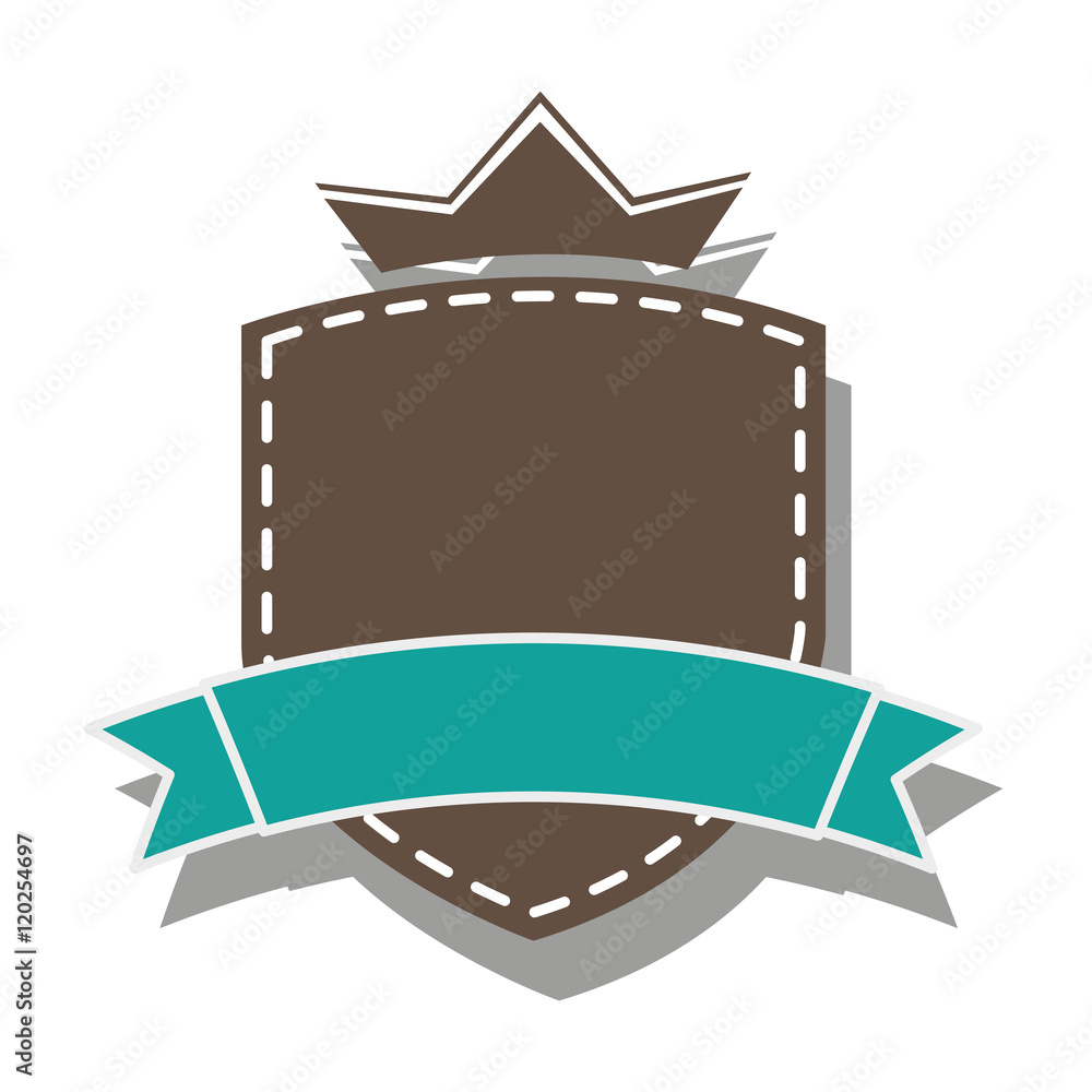 elegant frame with ribbon icon isolated vector illustration design elegant frame with ribbon icon isolated vector illustration design