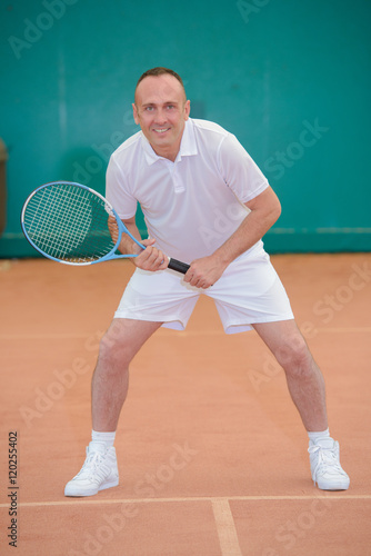 prepared tennis player © auremar