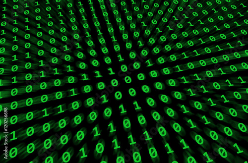 Set of random binaries captured with green tinting filter