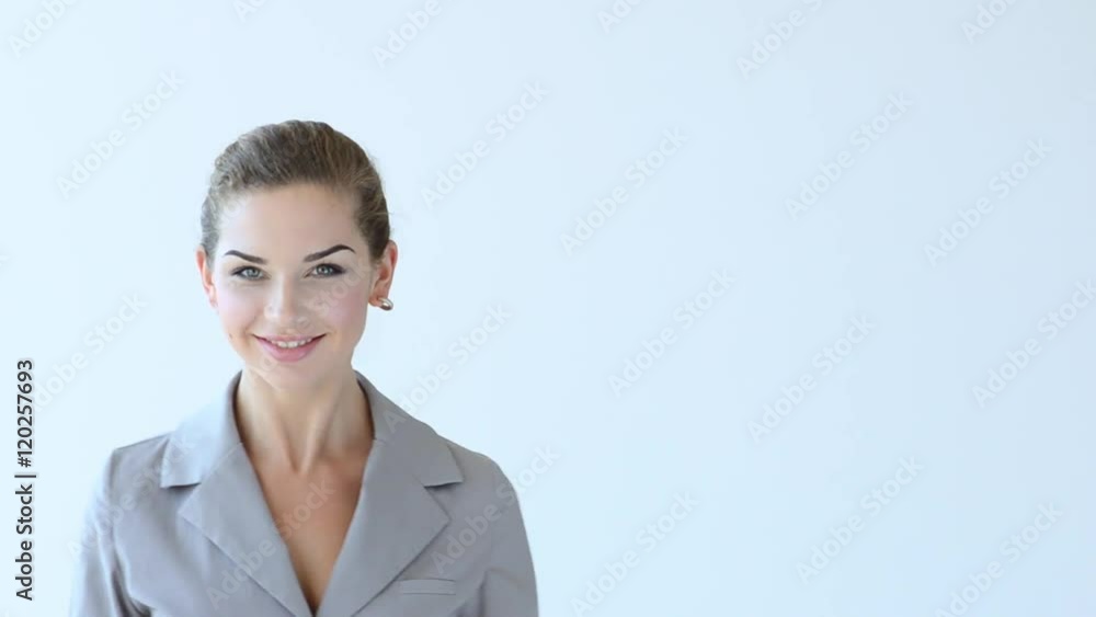 Videoportrait of young businesswoman Videoportrait of young businesswoman