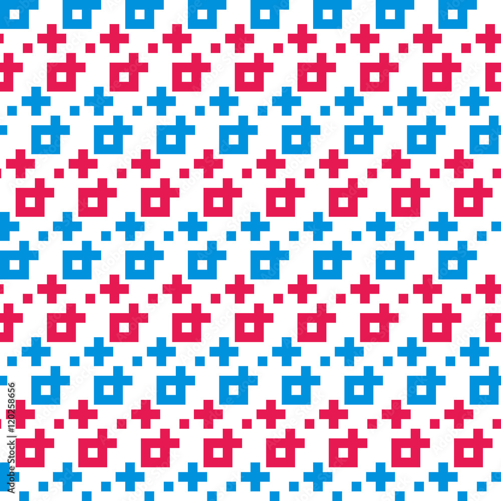 Fototapeta premium Geometric background. Seamless pattern.Vector. 幾何学パターン