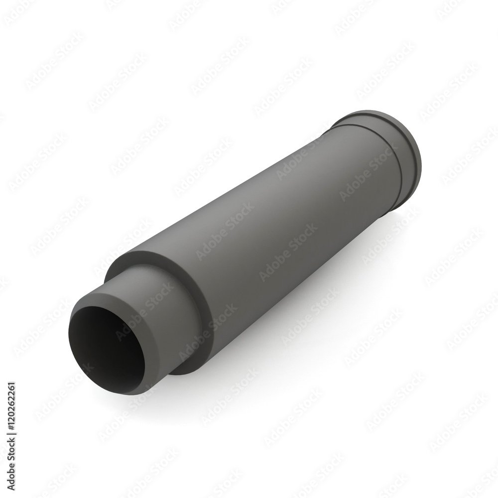 Pipe isolated on white background with shadow. 3d illustration Pipe isolated on white background with shadow. 3d illustration