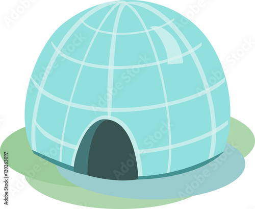 Igloo Vector Isolated Illustration