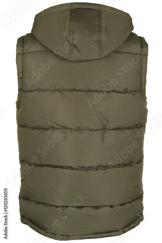 Gray, olive waistcoat