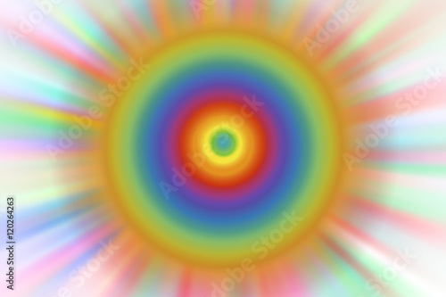 rainbow Abstract colored background radius blur
