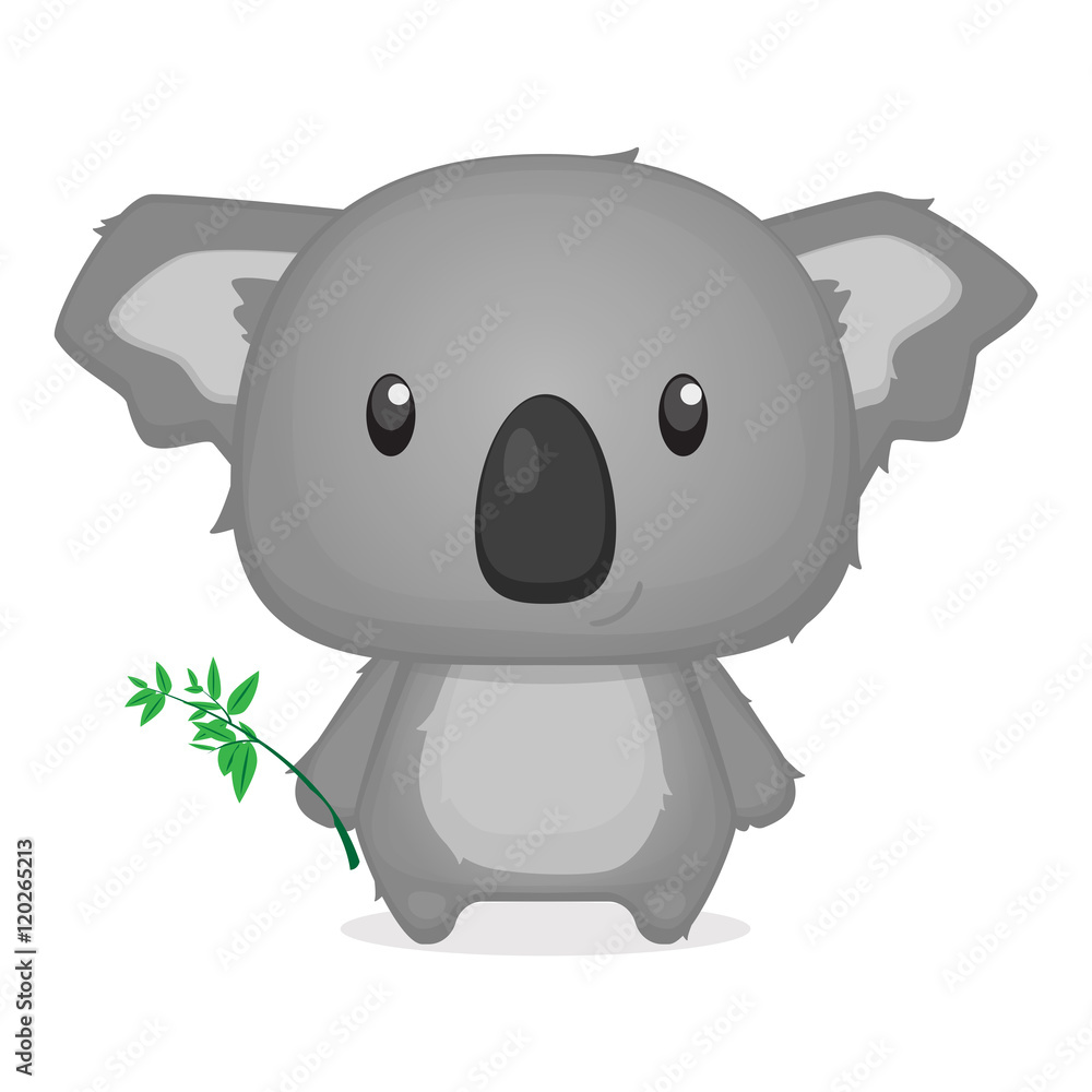 Fototapeta premium Cute koala cartoon vector