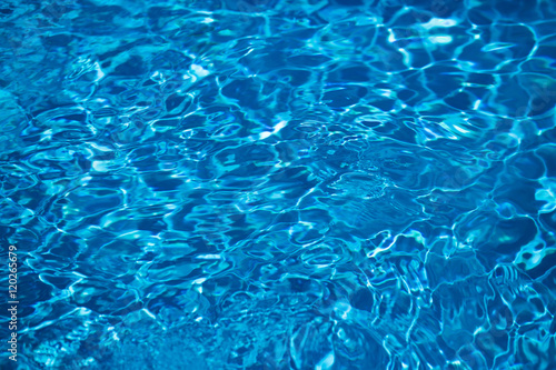 blue swimming pool water