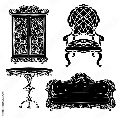 Vintage furniture set