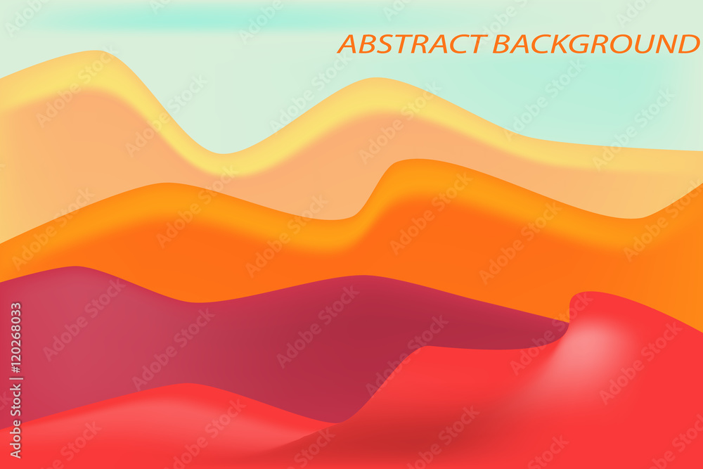 Fototapeta premium Red dune and sand background