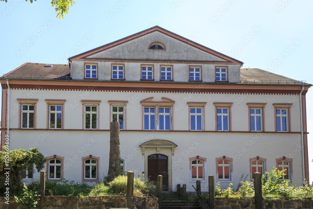 Obraz premium Hausfassaden in Pulsnitz