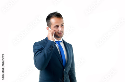 businessman calling