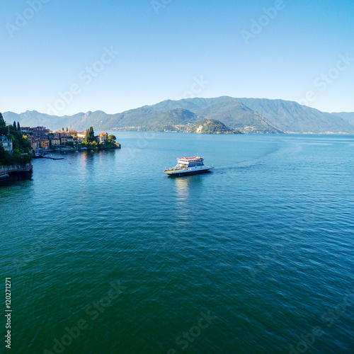Varenna - Lago di Como (IT) - Vista aerea di Ferry  © Silvano Rebai