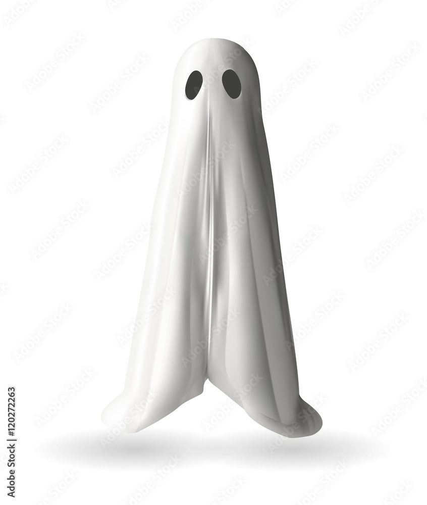 3D realistic vector ghost