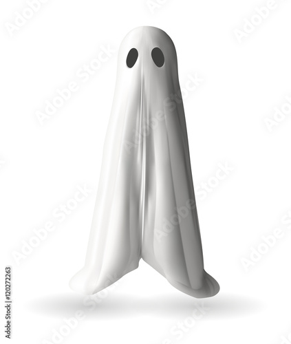 3D realistic vector ghost