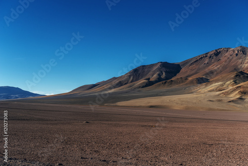 Rock formations in the Atacama desert
