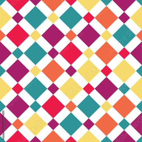 Seamless rhombus pattern.