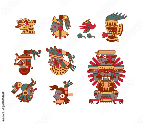 aztec maya avatar collection
