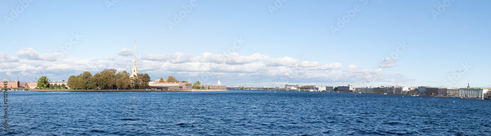 Panorama of the Peter and Paul Fortress
