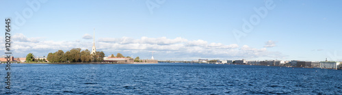 Panorama of the Peter and Paul Fortress