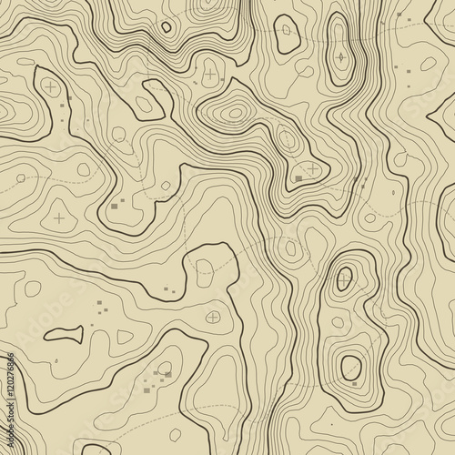 Topographic map background concept with space for your copy. Topography lines art contour , mountain hiking trail , Shape vector design. Computer generated   .