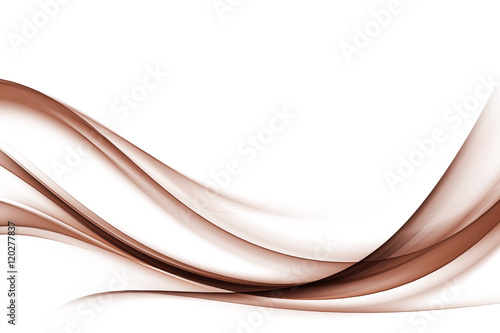 Brown Wave Design Awesome Abstract Background