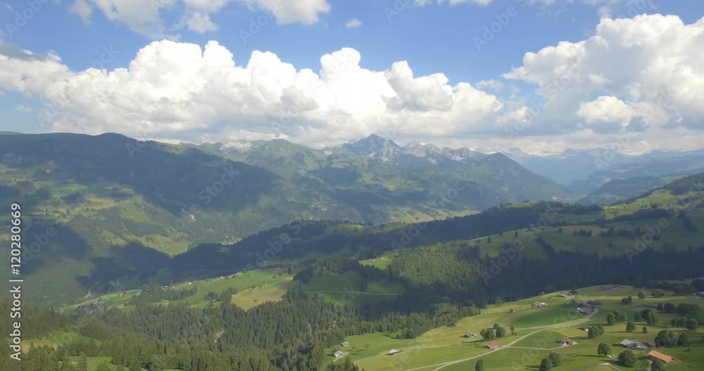 4K Aerial, Flying At Jaunpass, Switzerland - ungraded version 4K Aerial, Flying At Jaunpass, Switzerland - ungraded version