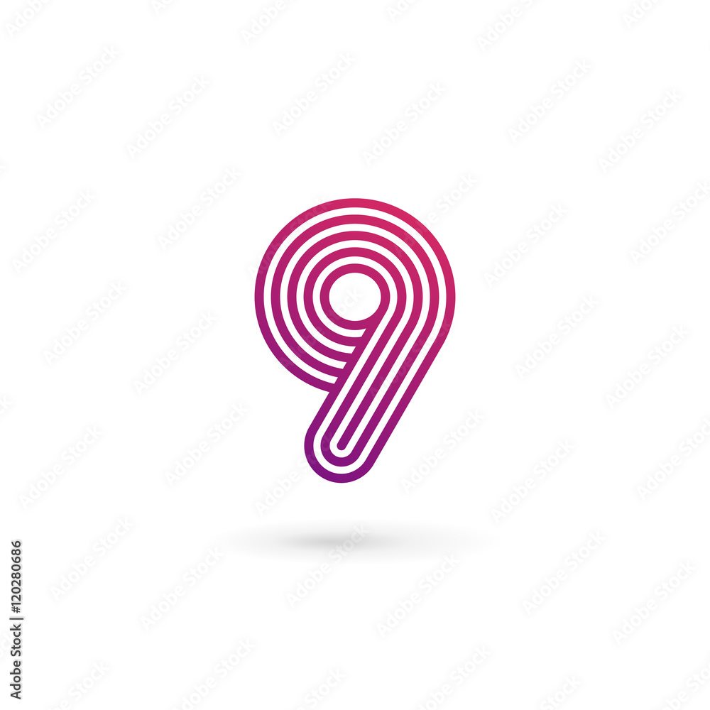 9 Logo\, image size:1000x1000