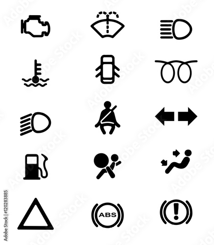 Vehicle Dash Warning Icons
