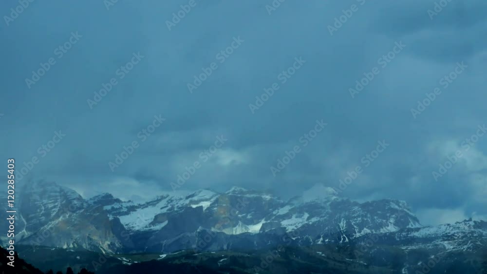 4K time lapse: amazing sunset over the Alps 4K time lapse: amazing sunset over the Alps