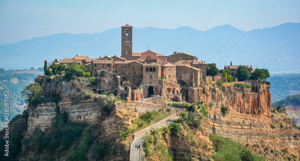 Fototapeta premium Civita di Bagnoregio, the famous 