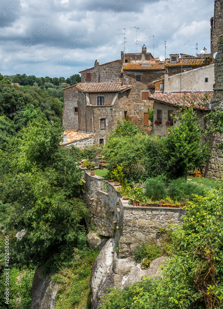 Vitorchiano, medieval village in Viterbo Province, Lazio (Italy)
